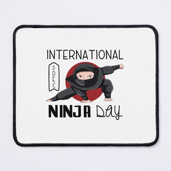 Item preview, 5 December International Ninja Day - Wacky Holidays designed and sold by ChemicalXShop.