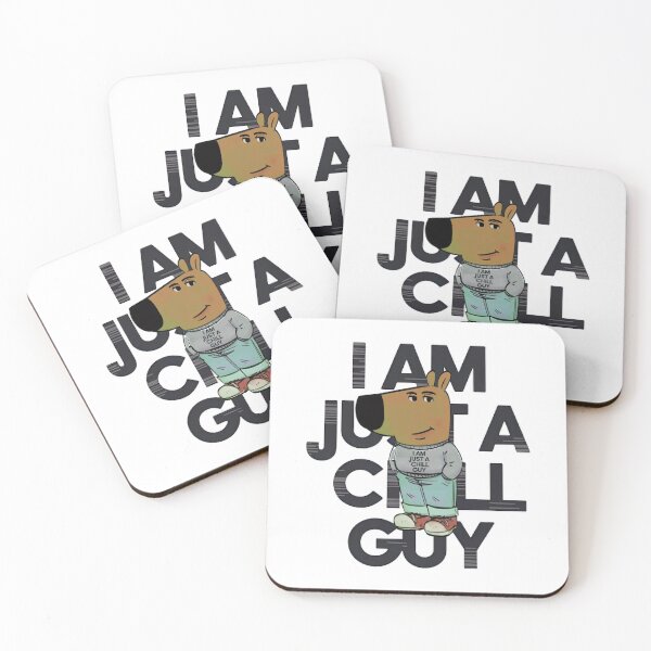 Item preview, I AM JUST A CHILL GUY  BLACK TEXT designed and sold by LawmanNastasia.