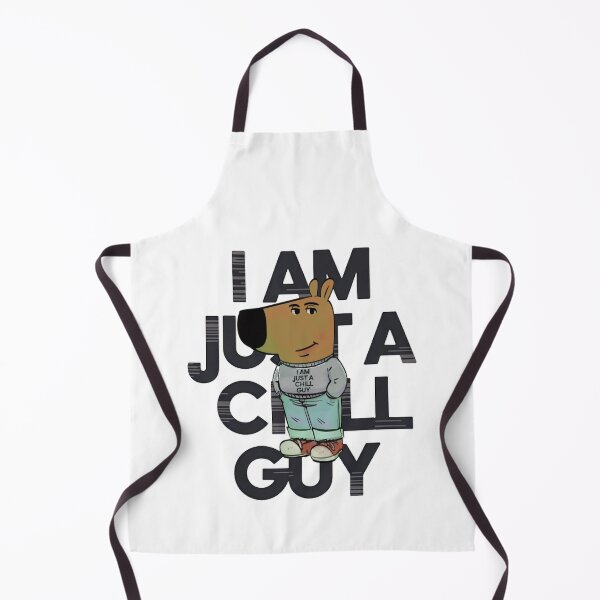 Item preview, I AM JUST A CHILL GUY  BLACK TEXT designed and sold by LawmanNastasia.