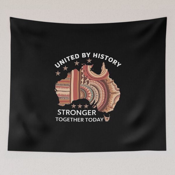 Item preview, United by History Australia Design for National Unity designed and sold by love3617.