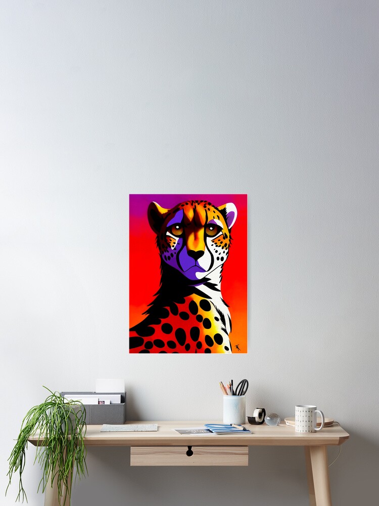 Thumbnail 2 of 3, Poster, Cheetah  designed and sold by JamieHolbrook.