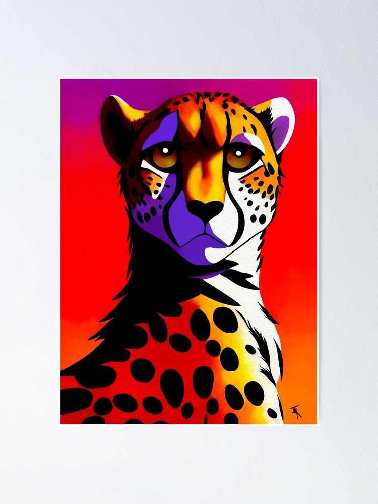 Thumbnail 1 of 3, Poster, Cheetah  designed and sold by JamieHolbrook.