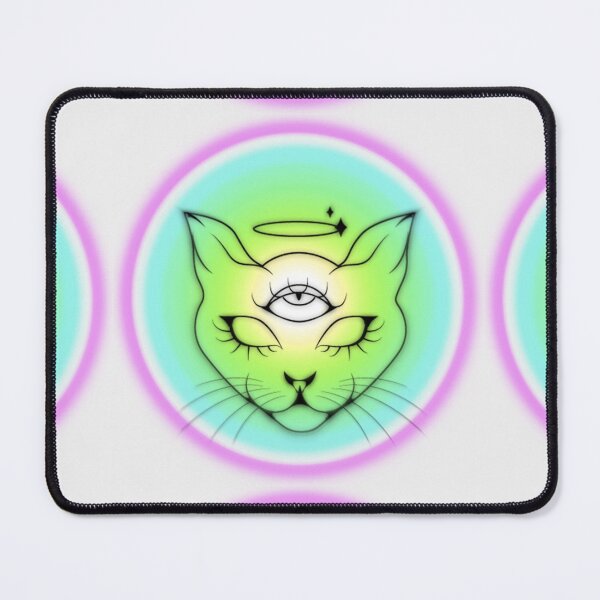 Item preview, Iconic Cat Psychic Angel Sticker Design designed and sold by Visions by Psyche.