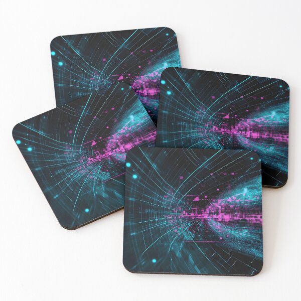 Item preview, Neon Pink and Blue Galaxy designed and sold by Soul-Sparks.