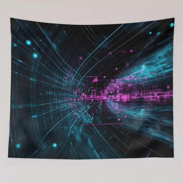 Item preview, Neon Pink and Blue Galaxy designed and sold by Soul-Sparks.