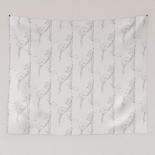 Item preview, Vietnam Wild Flower Line Art 33 designed and sold by tuyetstudio.
