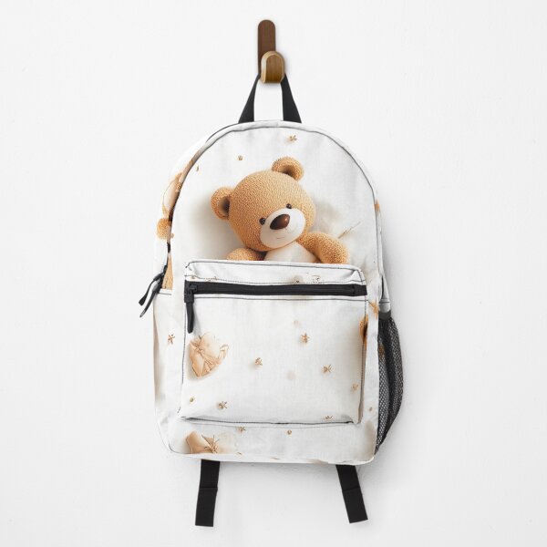 Item preview, Charming Cute Bear Wallpaper Pattern designed and sold by Rui Mythic Studio.