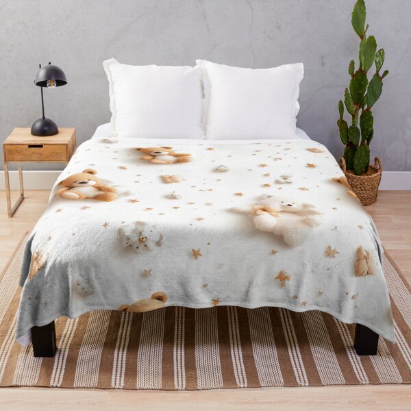 Item preview, Charming Cute Bear Wallpaper Pattern designed and sold by Rui Huang.