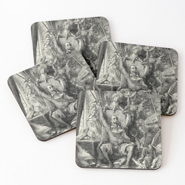 Item preview, Miguel de Cervantes' Don Quixote 1863 - Gustave Doré's illustration designed and sold by portokalis.