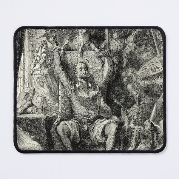 Item preview, Miguel de Cervantes' Don Quixote 1863 - Gustave Doré's illustration designed and sold by portokalis.