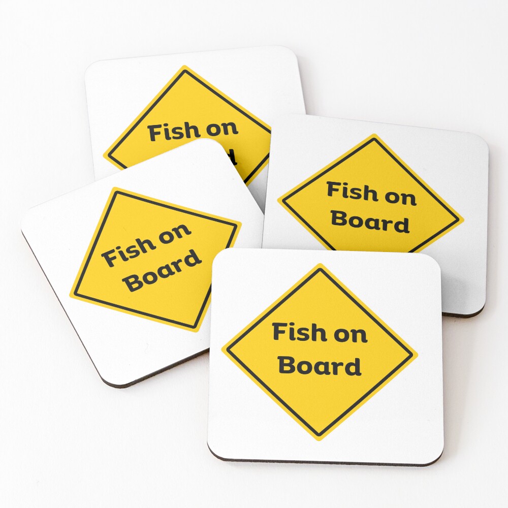 Item preview, Coasters (Set of 4) designed and sold by Reelyfishing.