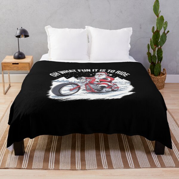 Item preview, Santa Claus on Motorcycle Holiday Adventure Design designed and sold by love3617.