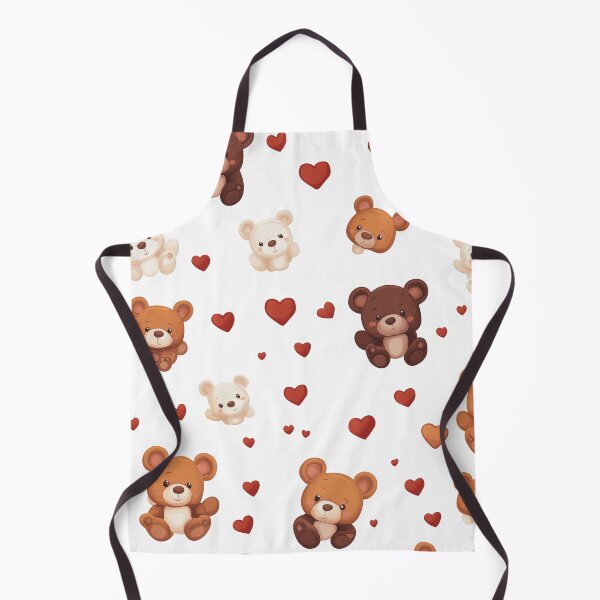 Item preview, Cute Bear Wallpaper Pattern designed and sold by Rui Mythic Studio.