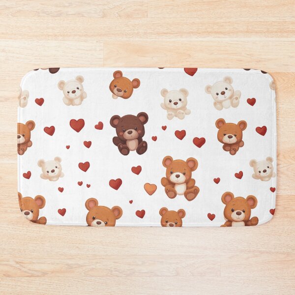 Item preview, Cute Bear Wallpaper Pattern designed and sold by Rui Mythic Studio.