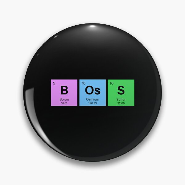 Item preview,  Boss Periodic Table Science Gift STEM lab worker chemist elements designed and sold by w1ckerman.