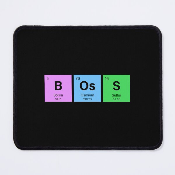 Item preview,  Boss Periodic Table Science Gift STEM lab worker chemist elements designed and sold by w1ckerman.