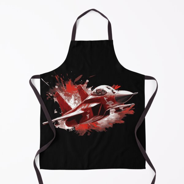Item preview, Red and White Fighter Jet in Dramatic Splatter Art designed and sold by rawshutterbug.