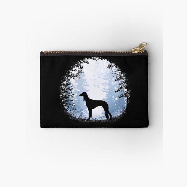 Item preview, “First Snow” Saluki designed and sold by Spinyflowerart.