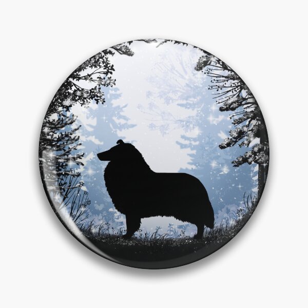 Item preview, “First Snow” Collie (Rough) designed and sold by Spinyflowerart.