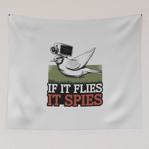 Item preview, Bird Surveillance Design - If It Flies It Spies designed and sold by love3617.