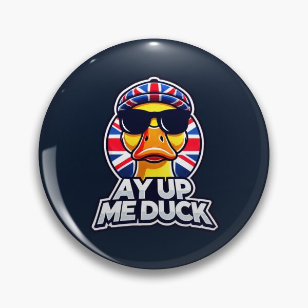 Item preview, Cool British Duck Ay Up Me Duck designed and sold by ModkMerch.