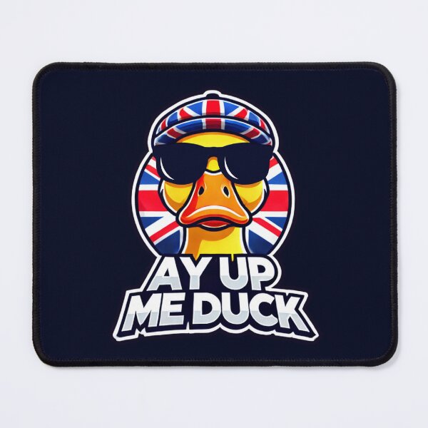 Item preview, Cool British Duck Ay Up Me Duck designed and sold by ModkMerch.