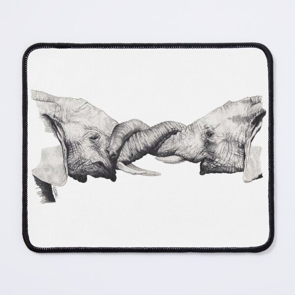 Item preview, Elephant embrace designed and sold by SerenArtinOz.