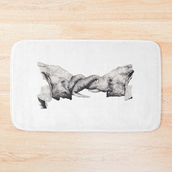 Item preview, Elephant embrace designed and sold by SerenArtinOz.