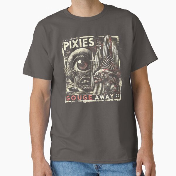Vista previa del artículo con la obra «Camiseta Gouge away - The Pixies retro», diseñado y vendido por Sovietmovies.