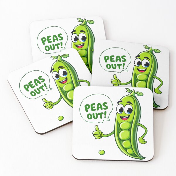 Item preview, Peas Out: Funny Peas Pun designed and sold by AlphaTeez.