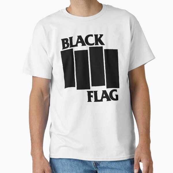 Item preview, BLACK FLAG T-shirt - LOGO Logo designed and sold by Sovietmovies.