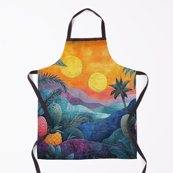 Item preview, Matisse inspired pineapple sun tropics designed and sold by ArtHouseNiklas.
