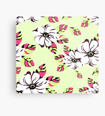 floral seamless pattern Metallbild
