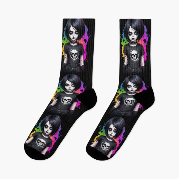 Item preview, goth teen girl designed and sold by lotsagoth.