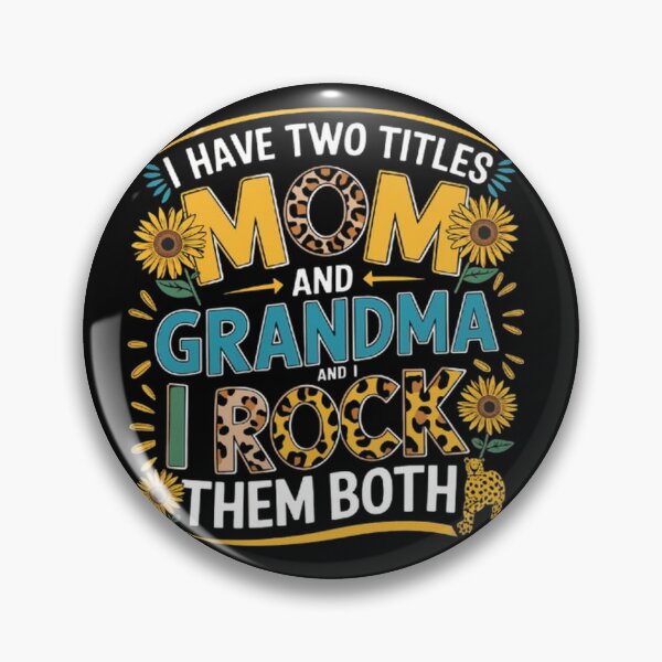 Item preview, I Have Two Titles Mom And Grandma Sunflower Mothers Day designed and sold by SztylishDesigns.