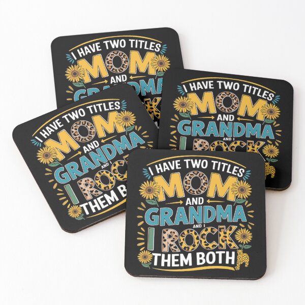 Item preview, I Have Two Titles Mom And Grandma Sunflower Mothers Day designed and sold by SztylishDesigns.