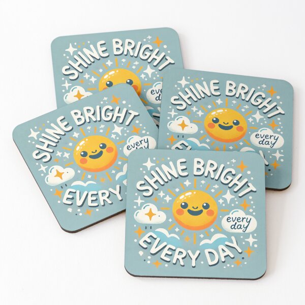 Item preview, Shine Bright Every Day - Motivational Sun Design designed and sold by dagzzzol.