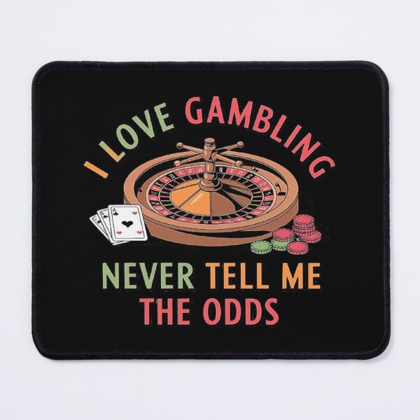 Item preview, I Love Gambling - Roulette Wheel and Poker Art Design designed and sold by love3617.