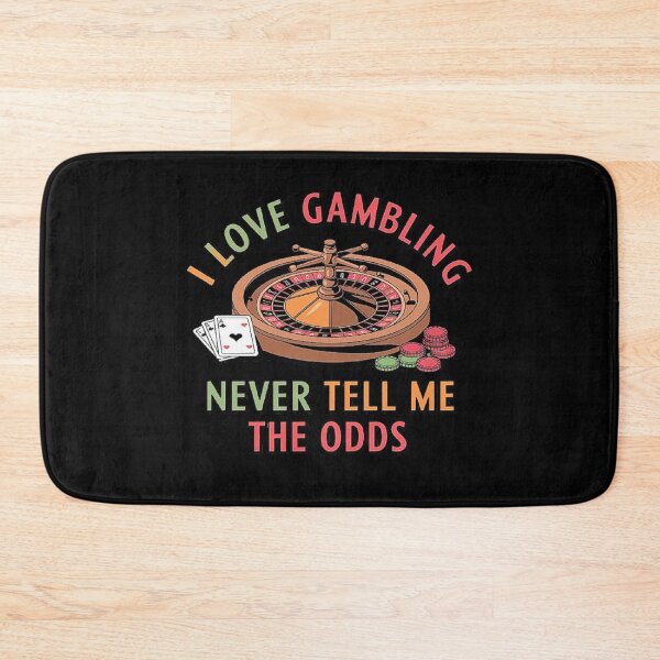 Item preview, I Love Gambling - Roulette Wheel and Poker Art Design designed and sold by love3617.