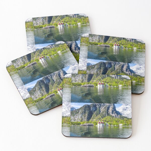 Item preview, The Königssee with the church of St. Bartholomä. designed and sold by Ingo Gerlach.