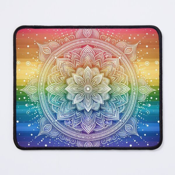 Item preview, White Flower Healing Mandala  designed and sold by Mysticday-.