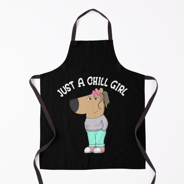 Item preview, Just A Chill Girl Chill Guy Dog Meme designed and sold by LawmanNastasia.