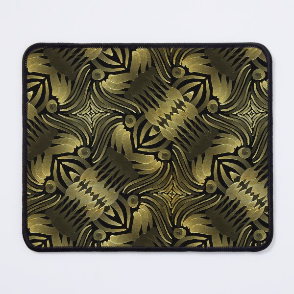 Item preview, Hand drawn gold effect repeating pattern. designed and sold by Shoot-The-Moon.