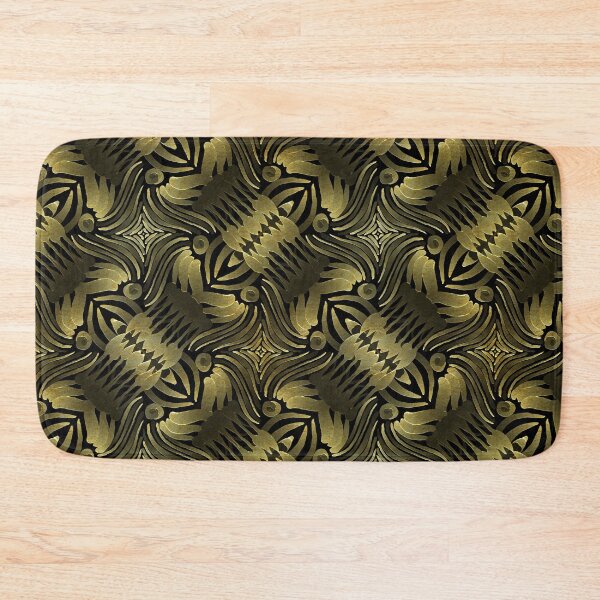 Item preview, Hand drawn gold effect repeating pattern. designed and sold by Shoot-The-Moon.