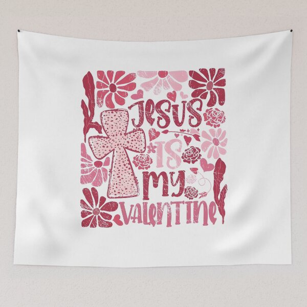 Item preview, Jesus is My Valentine, Boho Valentine, Valentine designed and sold by Davidkoci.
