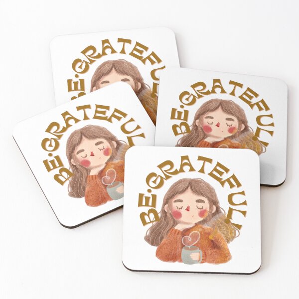 Item preview, Be Grateful! for your cuppa designed and sold by Little Miss Bee.