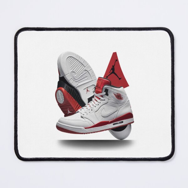 Item preview, Red and White High-Top Sneaker Art Design  Trendy Shoe Illustration designed and sold by PRIME4YOU.