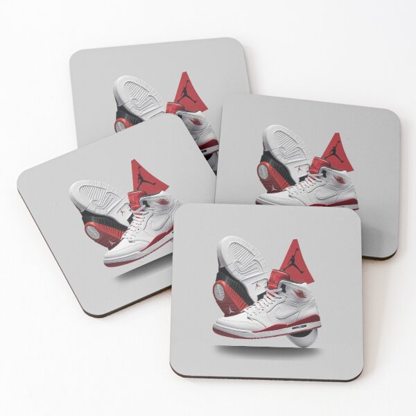 Item preview, Red and White High-Top Sneaker Art Design  Trendy Shoe Illustration designed and sold by PRIME4YOU.