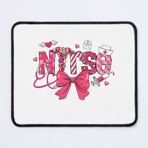 Item preview, Pink Valentine Nurse, Valentine Coquette Bow designed and sold by Davidkoci.