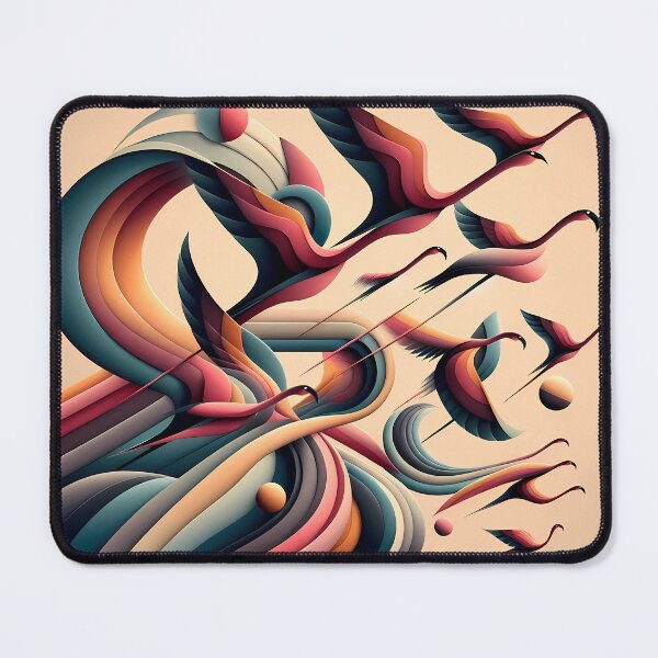 Item preview, Migrating flamingos designed and sold by Vibranta Studio.